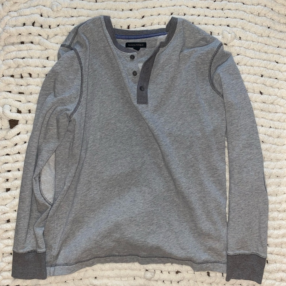Men’s Large Banana Republic Grey Sweater